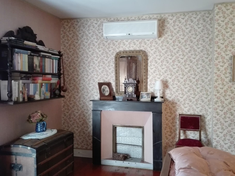 Chambre rose.