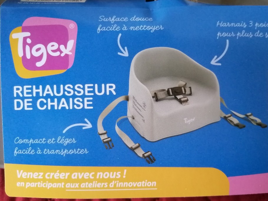 réhausseur de chaise pour enfant