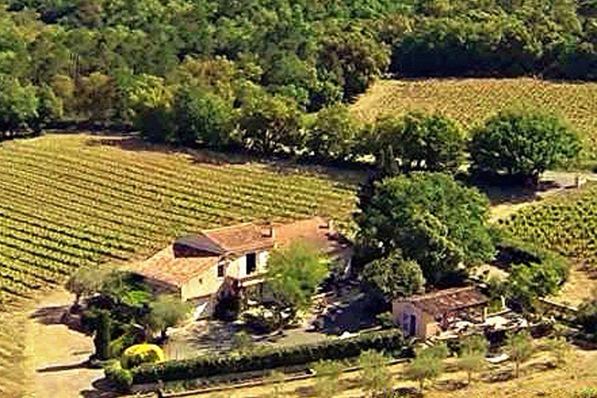 Vue aérienne de la propriété