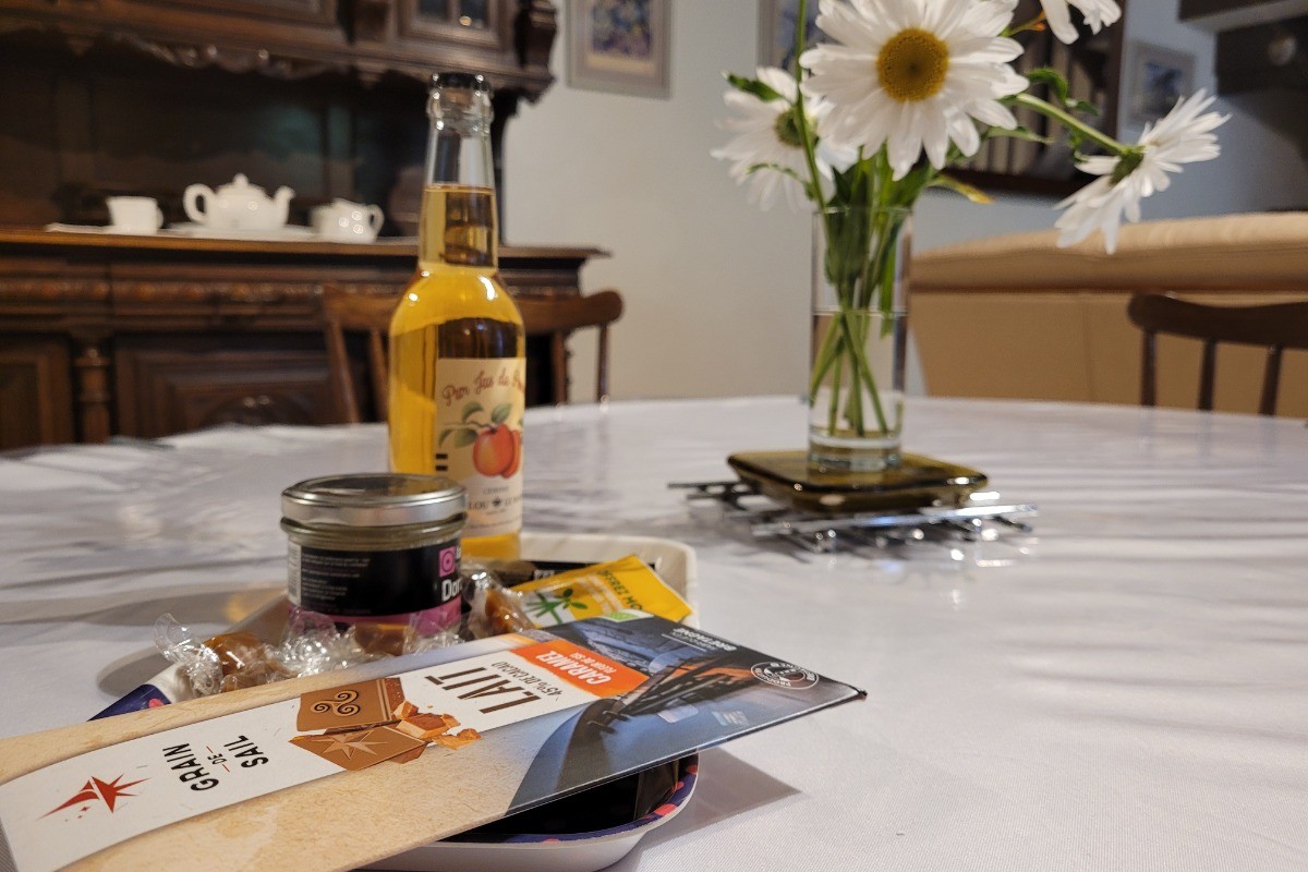 Charline - des produits locaux vous sont offerts à votre arrivée