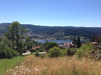 Breathtaking view of Gérardmer lake from the Gîtes de l'Alise