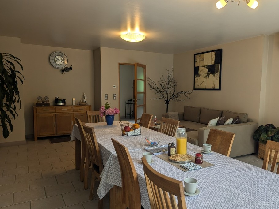 Table de petit déjeuner