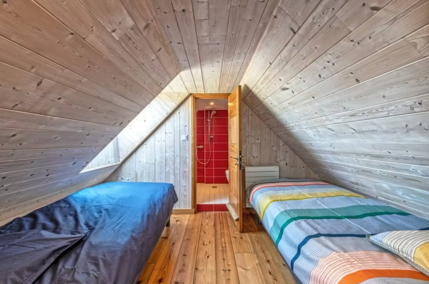 Floor 2: Bedroom 3 with 4 beds and en-suite shower room