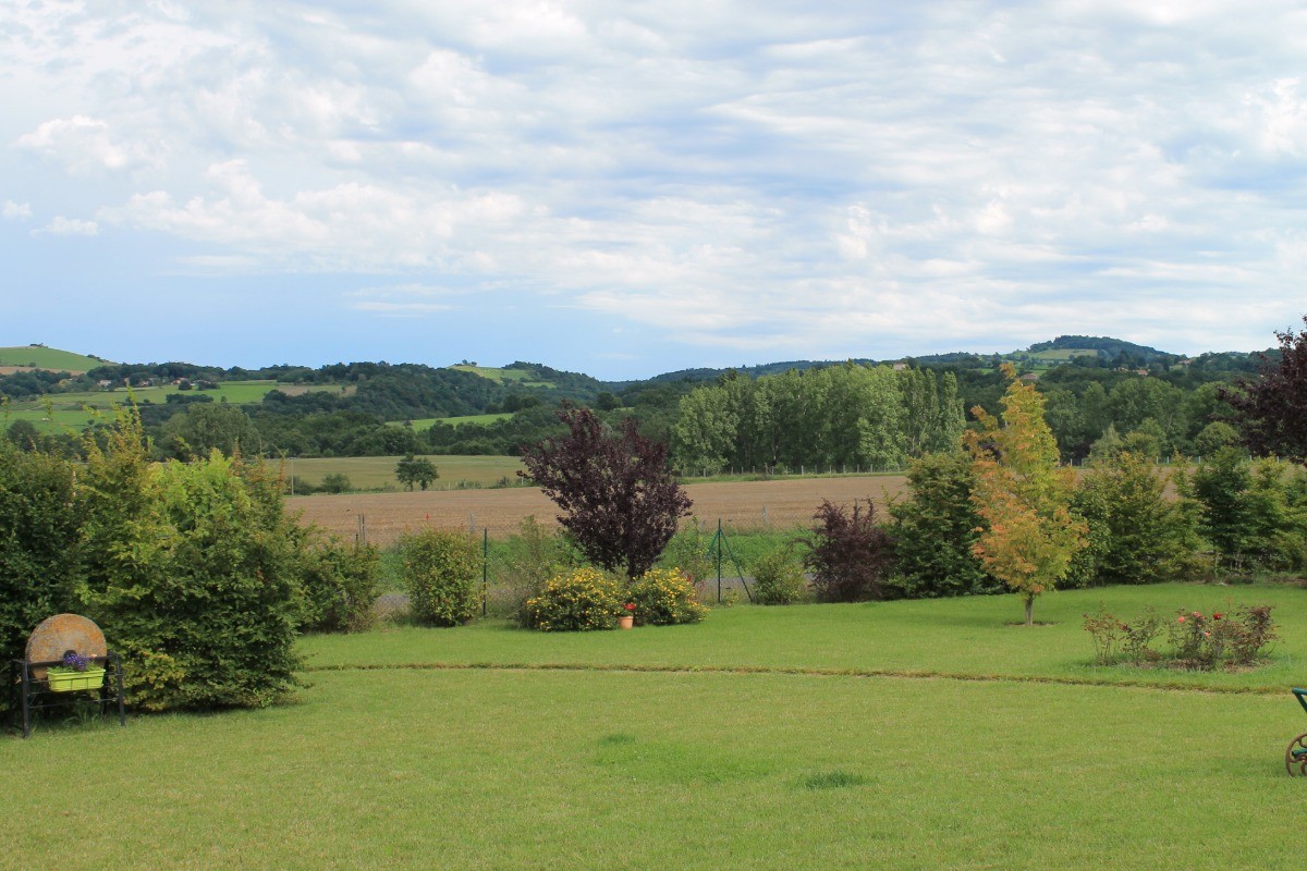 La vue depuis la terrasse