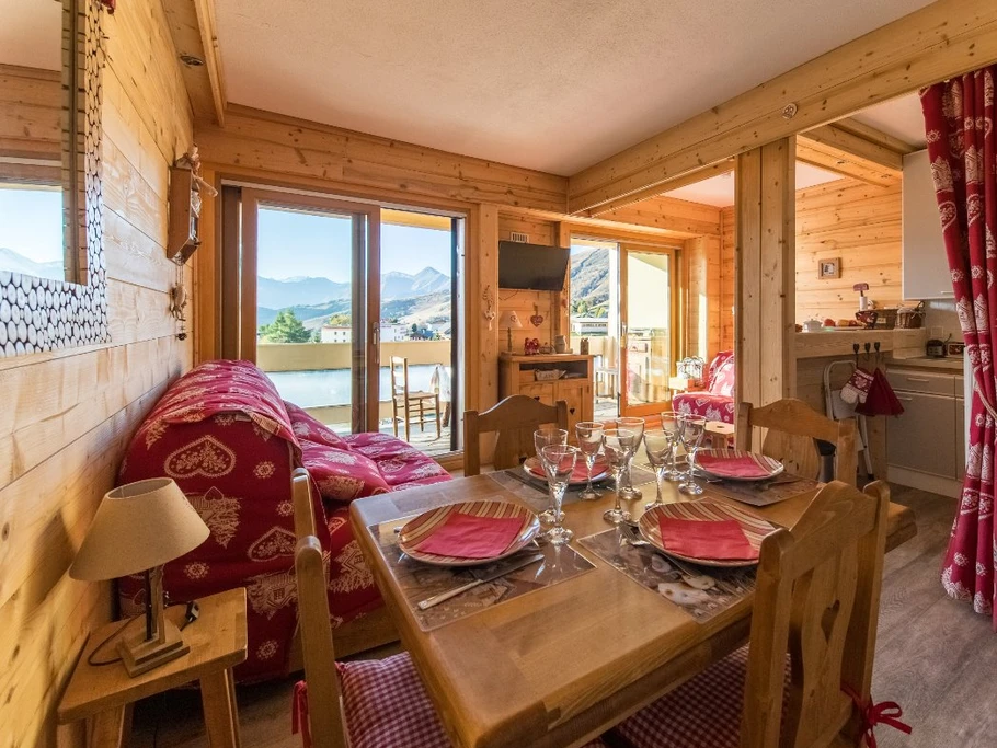 Studio Les Aiguilles n°98 La Toussuire Domaine skiable Les Sybelles