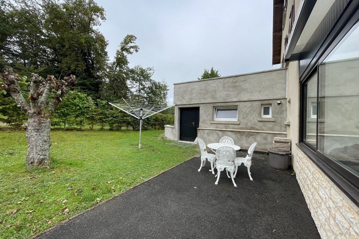 Terrasse privée - Gîte Alisée PMR