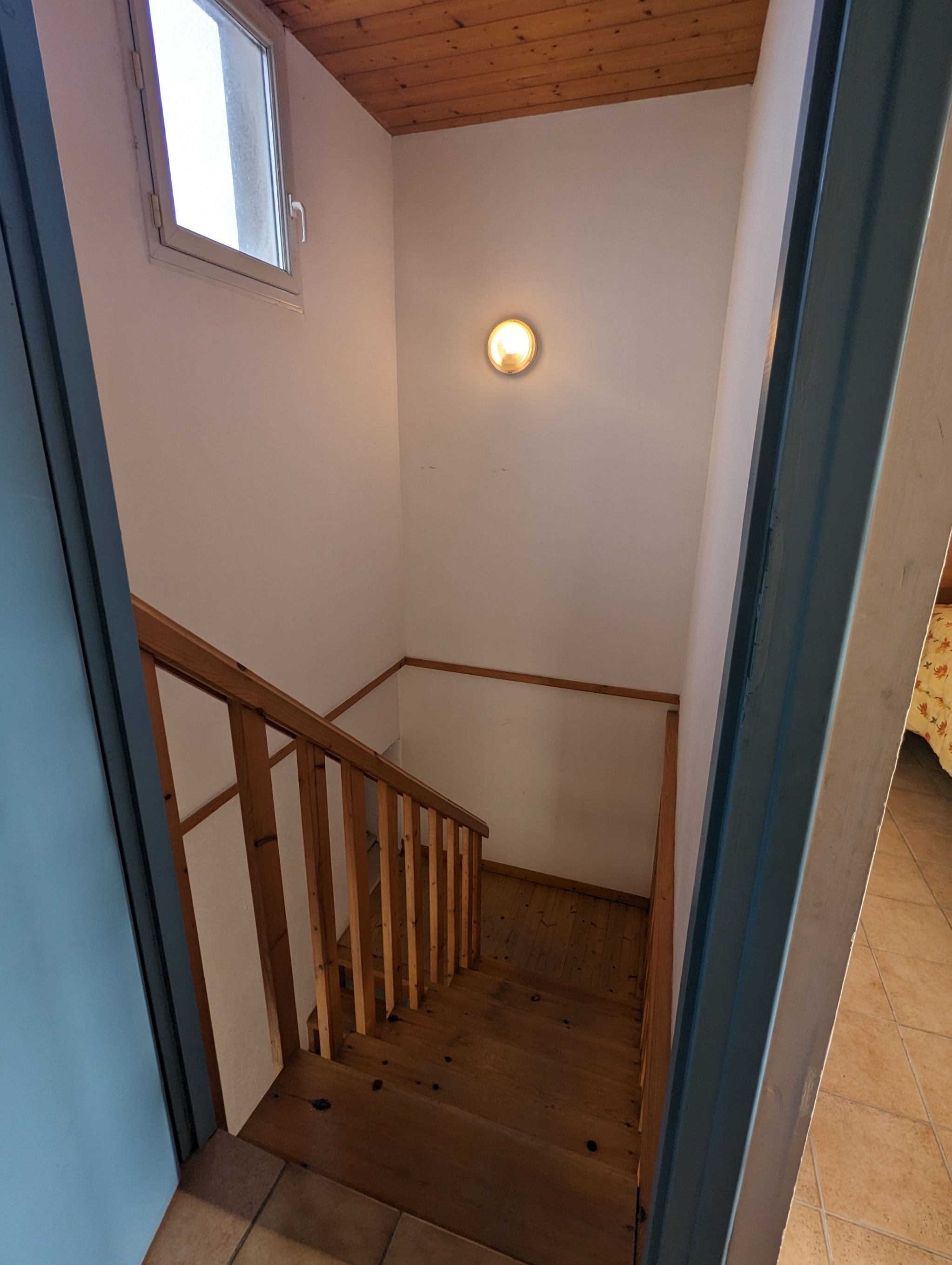 Staircase to the bedrooms