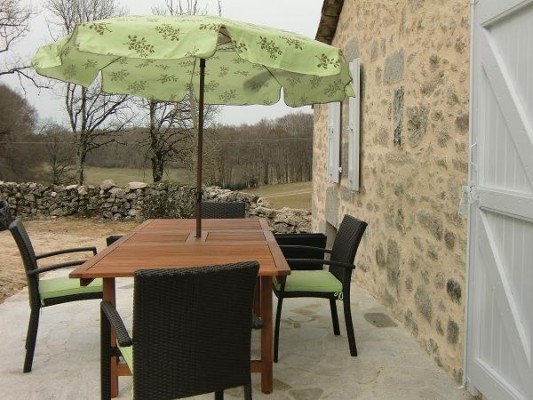 terrasse ensoleillée