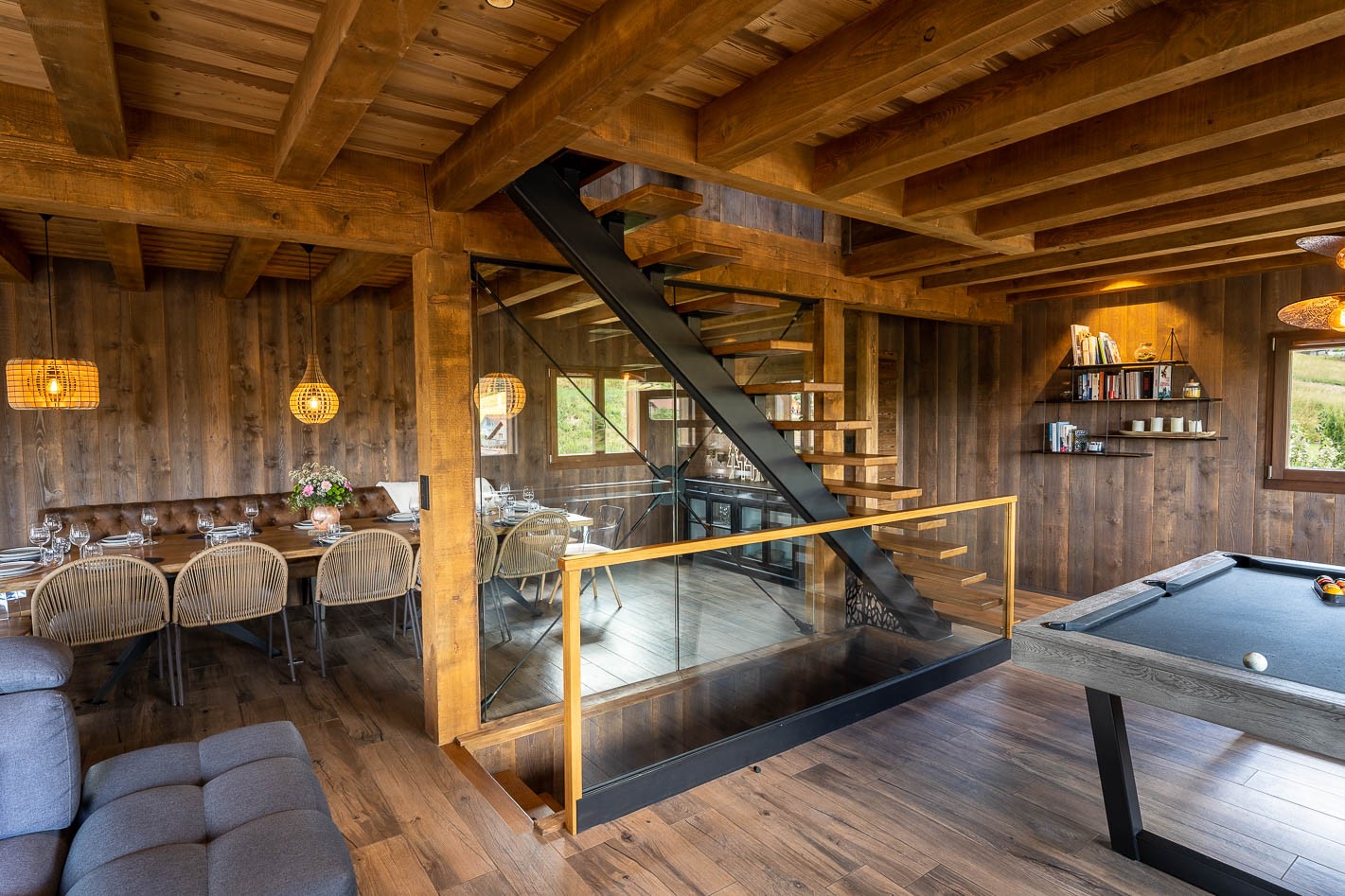 Living room - Chalet Perle Noire, Gérardmer