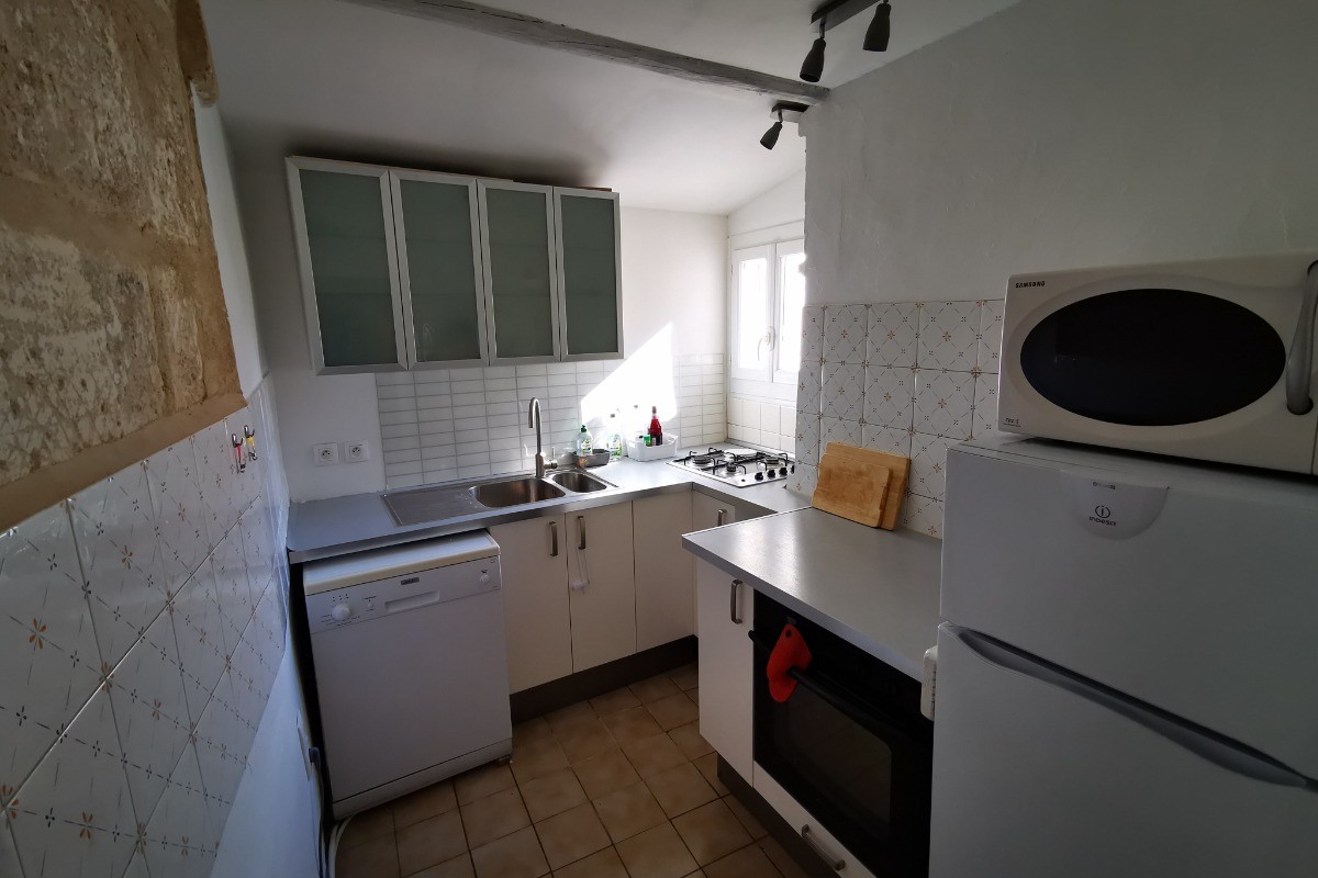 La cuisine toute équipée