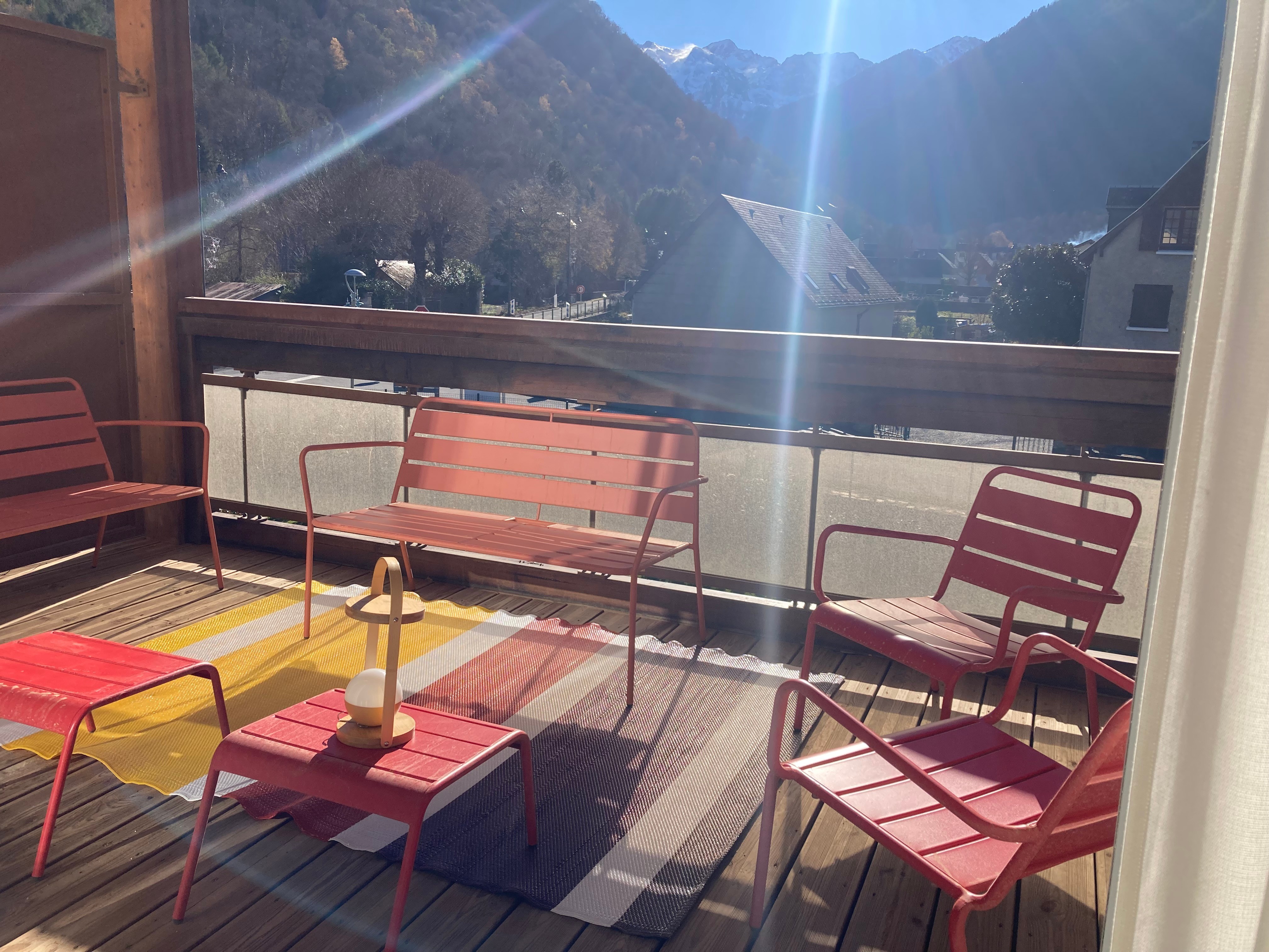 Terrasse vue Montagne