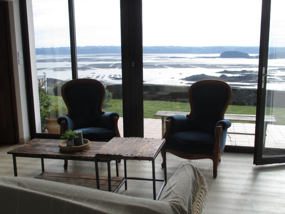 Location Clévacances, Pors Even, ploubazlanec, Coll, espace salon -séjour