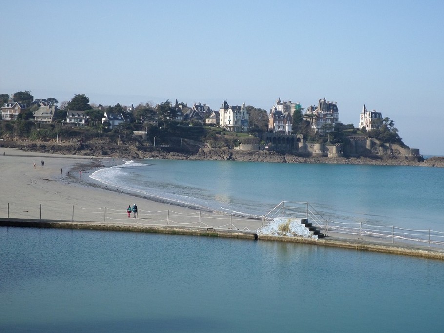 Dinard Plage de l'écluse, piscine