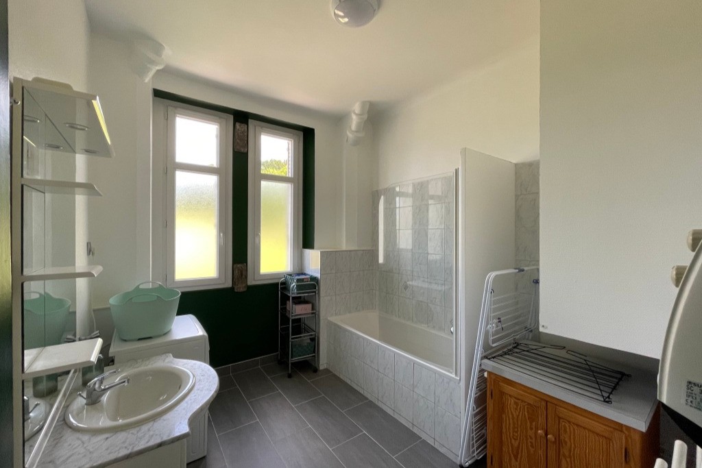 La salle de bain - Gite vert, domaine de Granit