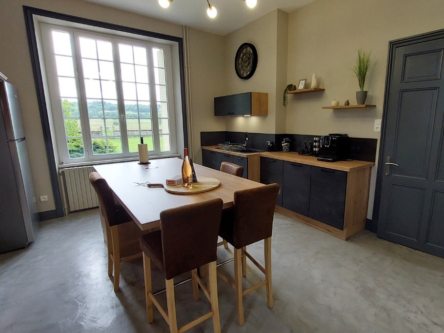 grande cuisine et son îlot central