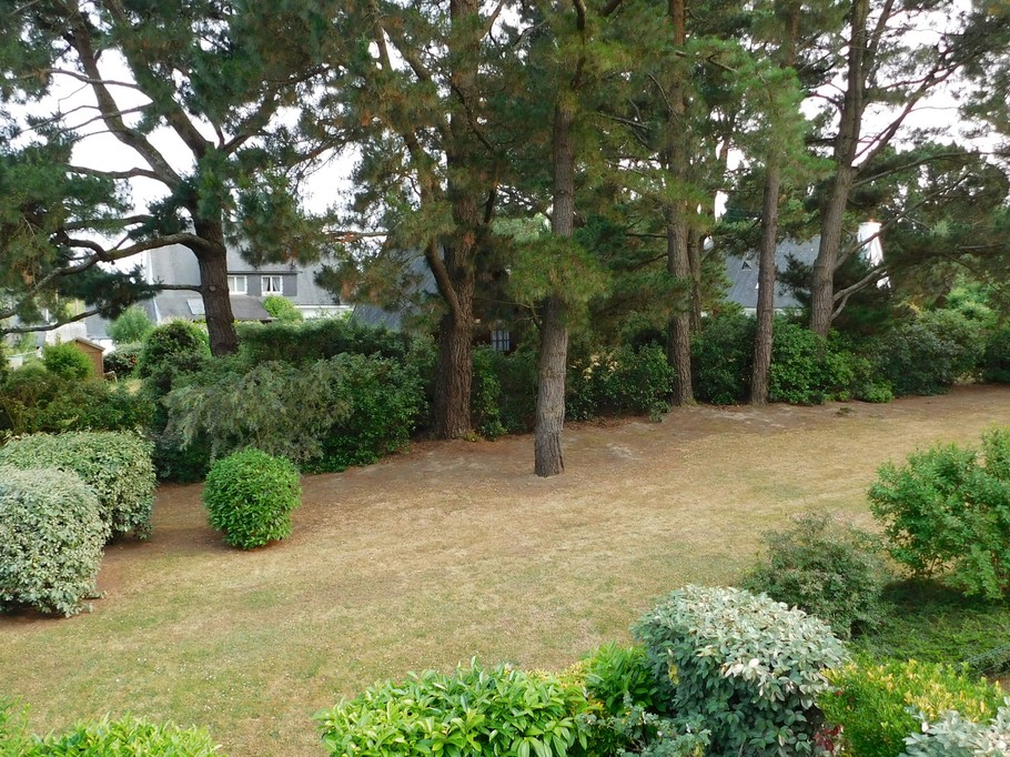 Grand jardin accessible avec rangment vélos