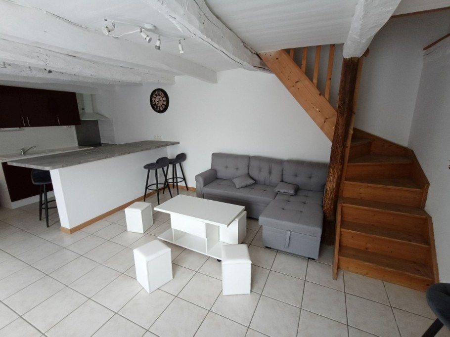 Living room in the O Scope gite next to Futuroscope