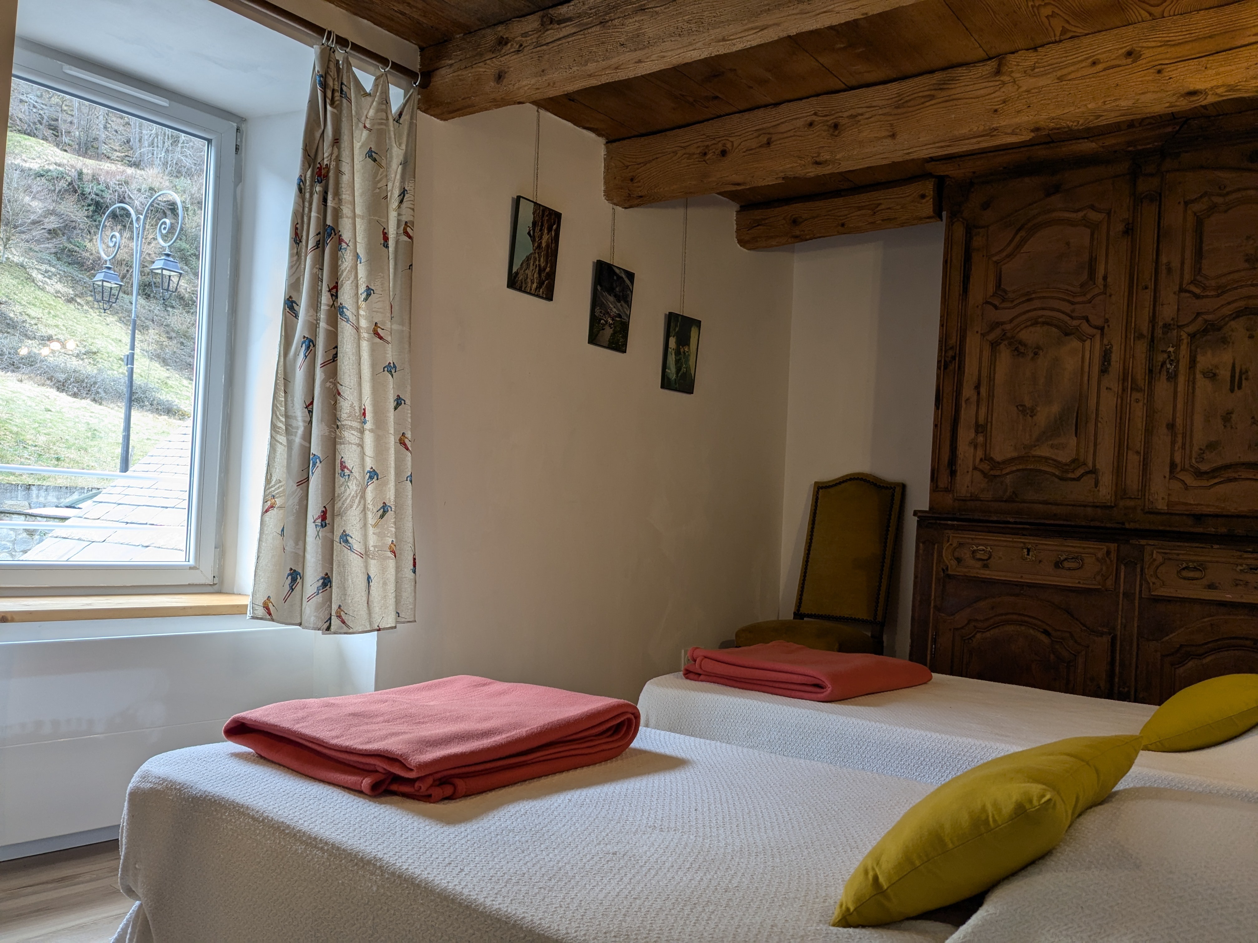 chambre lits jumeaux