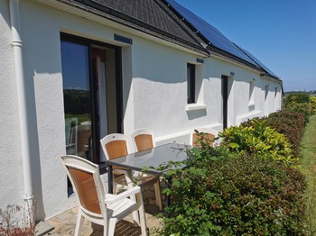 Terrasse privative à la chambre