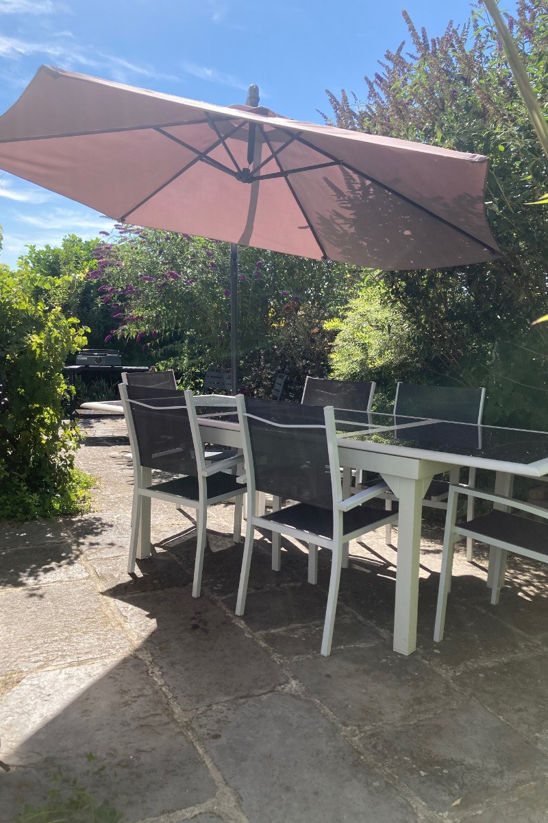 Terrasse accessible depuis le salon