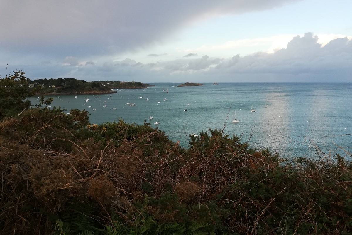 Vue d'octobre depuis le chemin de ronde , accessible à pied, à 50m de l'appartement.