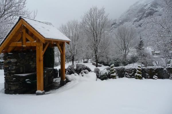 sous la neige