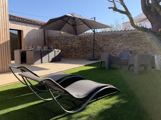 Un espace détente à l'abri des regards