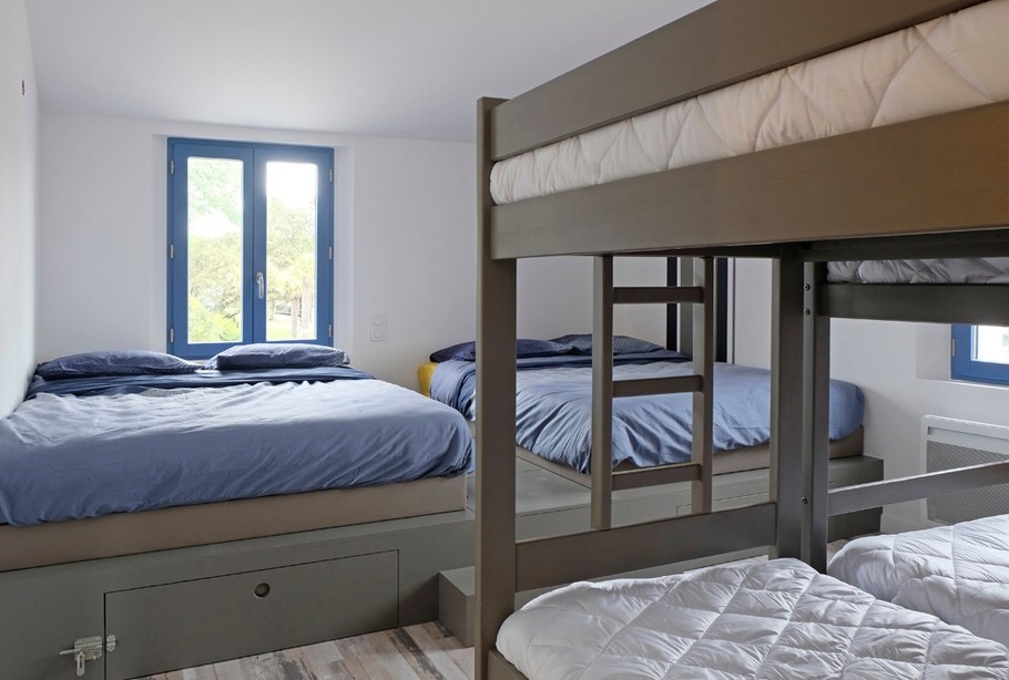 la chambre "dortoir"  pour 4 personnes