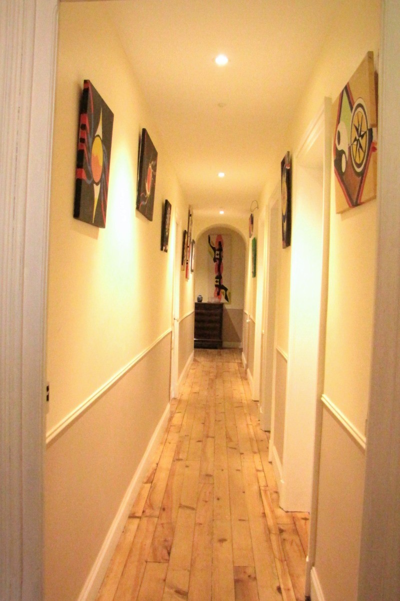 couloir d'accès aux chambres