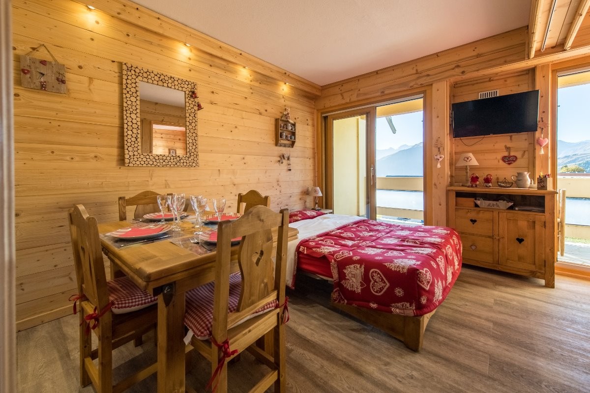 Studio Les Aiguilles n°98 La Toussuire Domaine skiable Les Sybelles