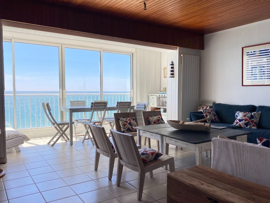 Salon/séjour vue mer