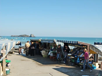 Marché aux huitres de Cancale.
Crédits photos :  ADT 35 GUERIN-Tiphaine