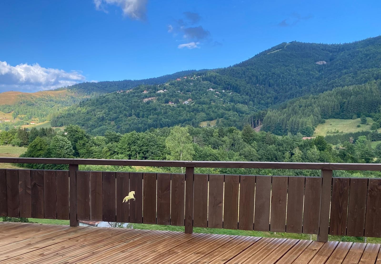 Terrasse - La Clé des Champs à Bussang – Gîte de groupe tout confort dans les Hautes Vosges