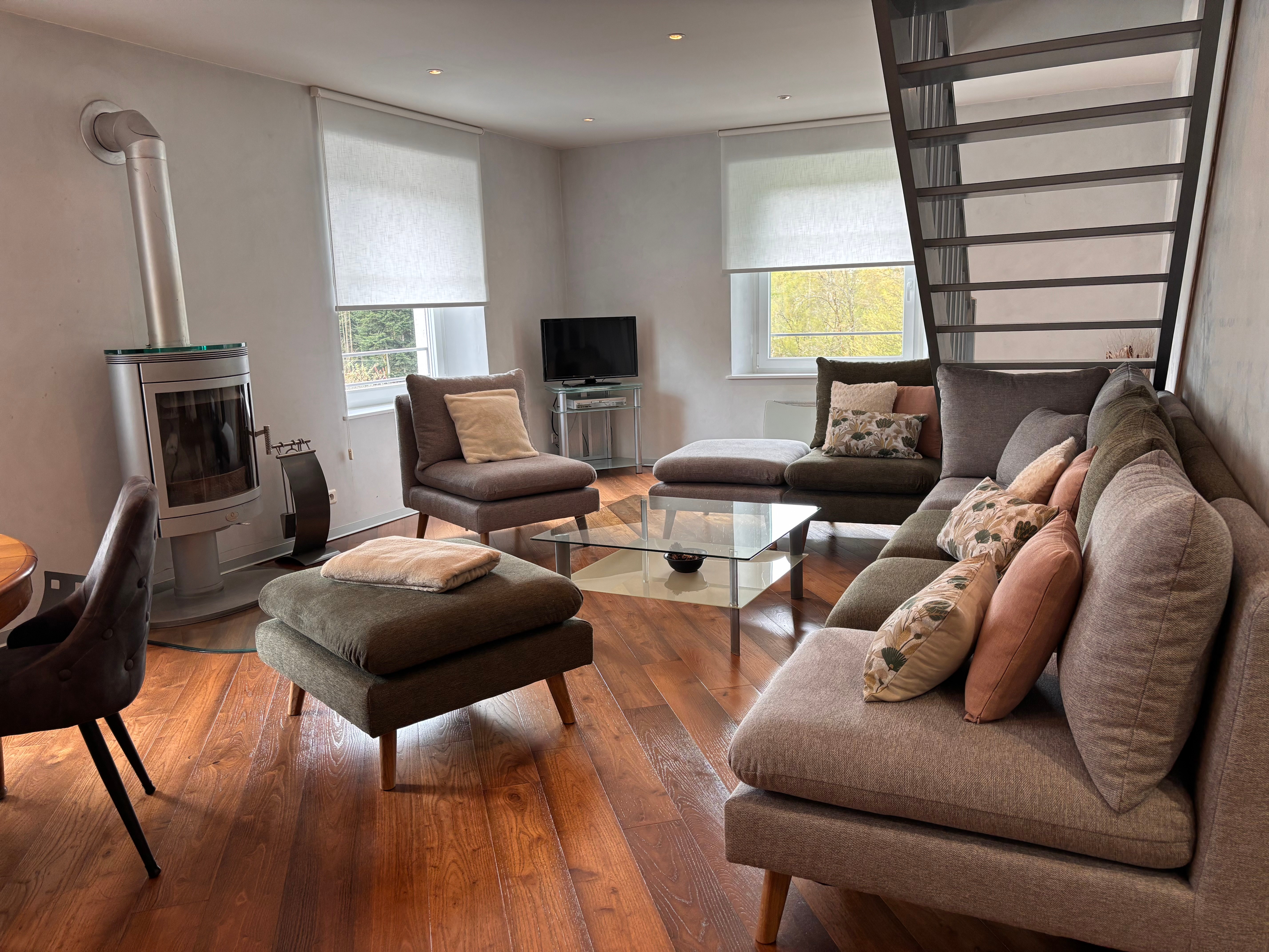Living room - Gîte Le Pré de la Bresse, Cleurie, Vosges