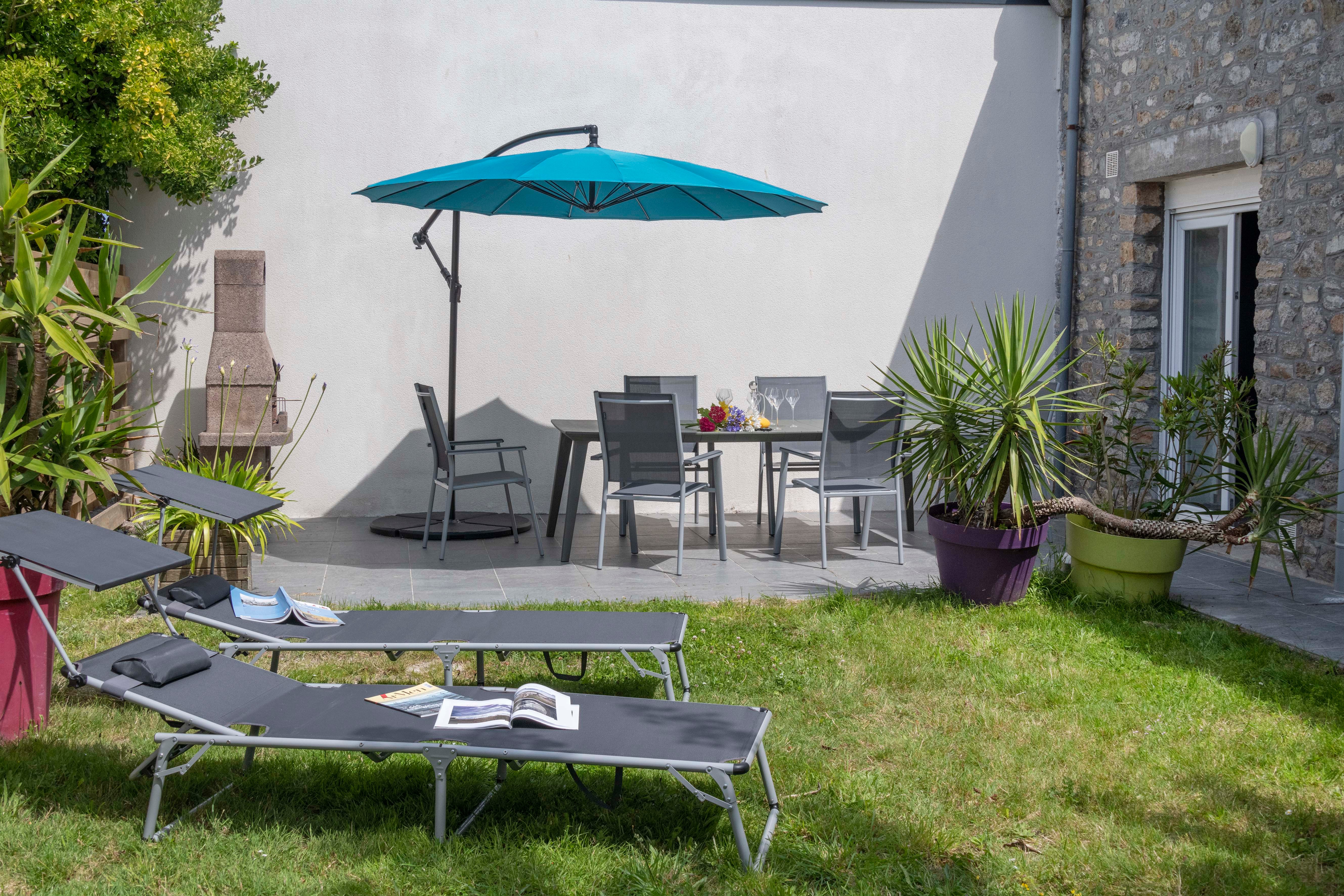 terrasse et transat