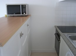 the kitchen area with its equipment