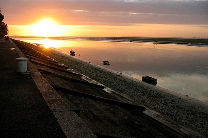 Coucher de soleil à Saint Valéry sur Somme