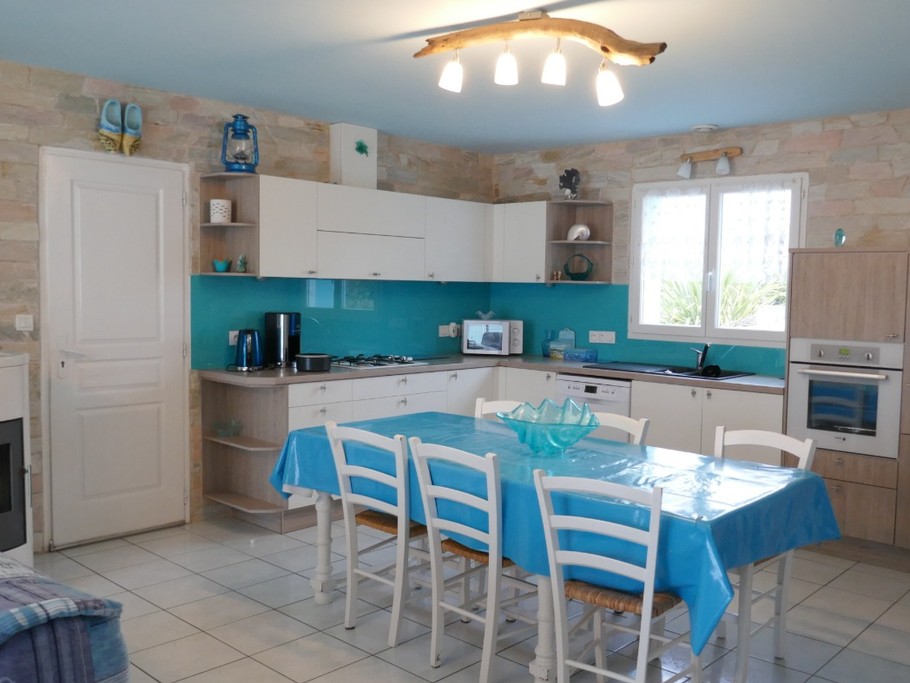 Cuisine ouverte sur séjour