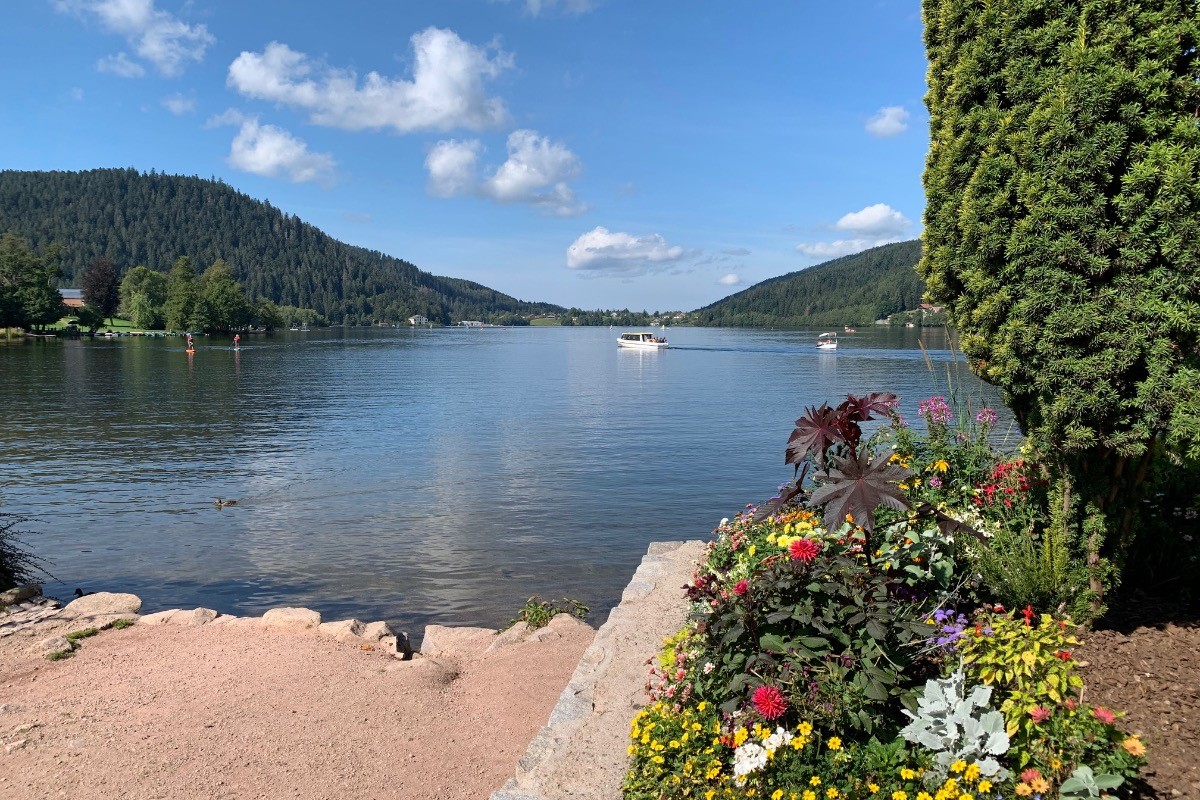 Le lac de Gérardmer en été