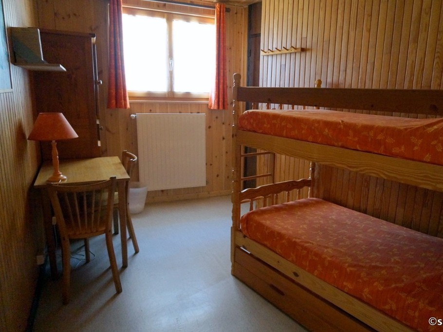 chambre à lits superposés