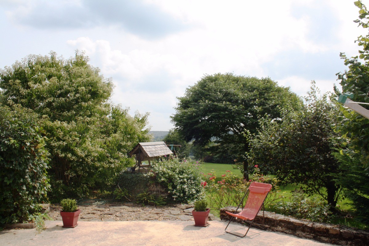 terrasse vue sur jardin