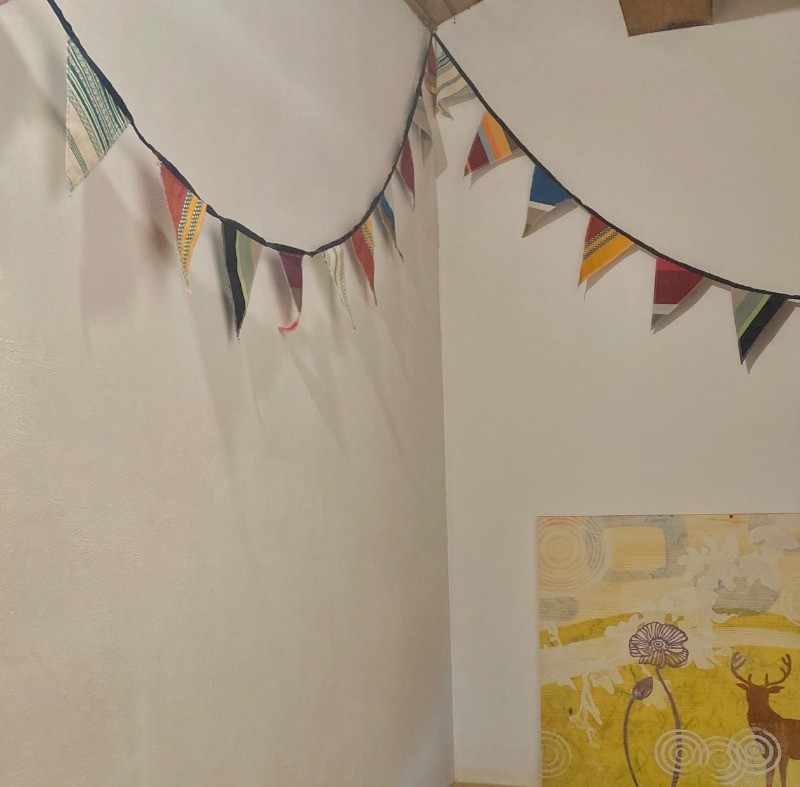 Cage d'escalier pour l'accès aux chambres du second