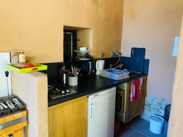 Tarn, occitanie, kitchenette extérieure