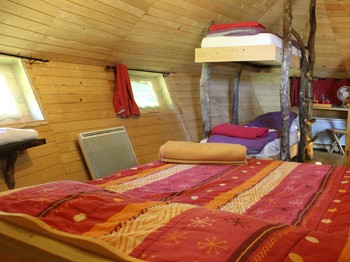 Cabane dans les arbres pour 4 personnes, Défi Planet, Dienné, Vienne