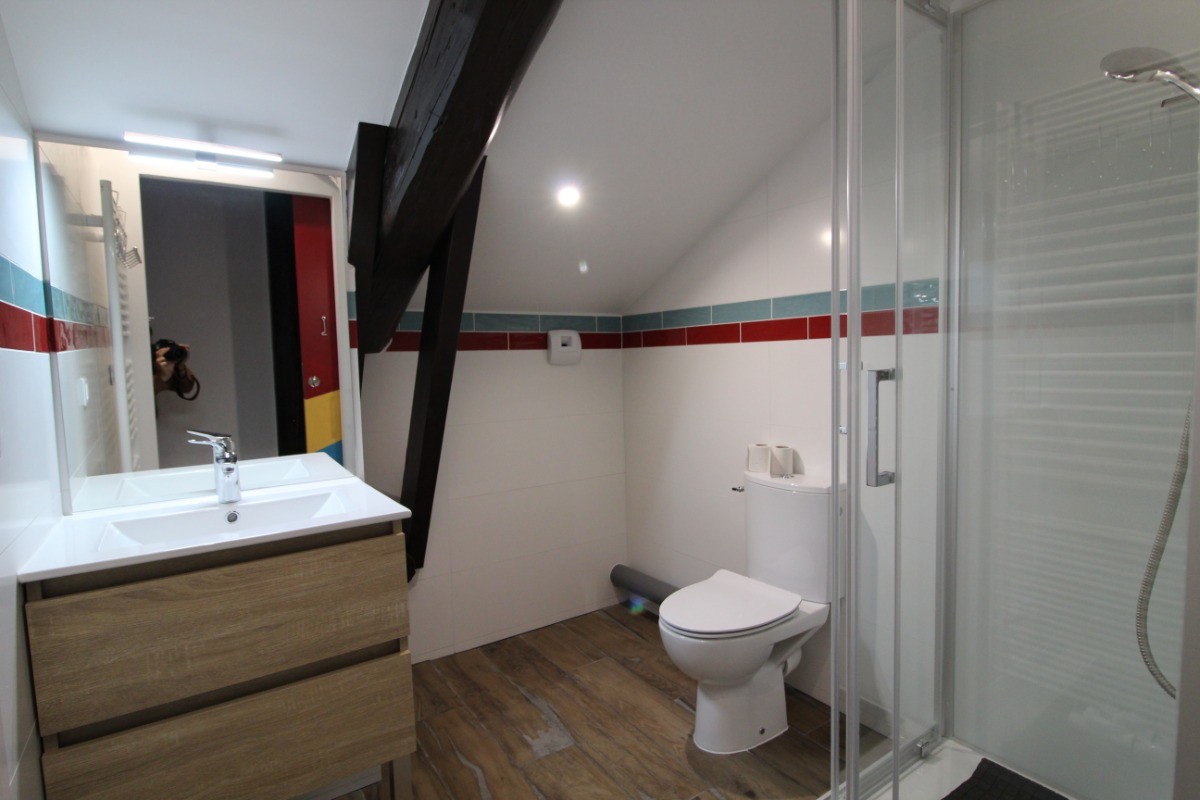 Salle d'eau avec wc - Chambre Tillie Anderson Docelles
