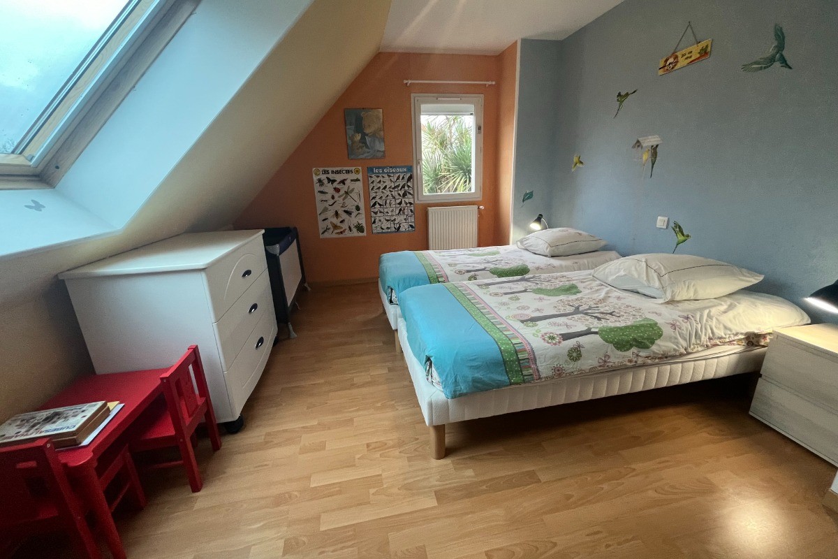 Chambre  2 lits de 90x190