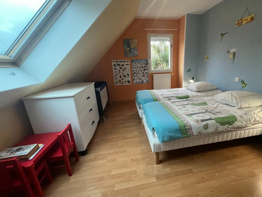 Chambre 2 lits de 90x190