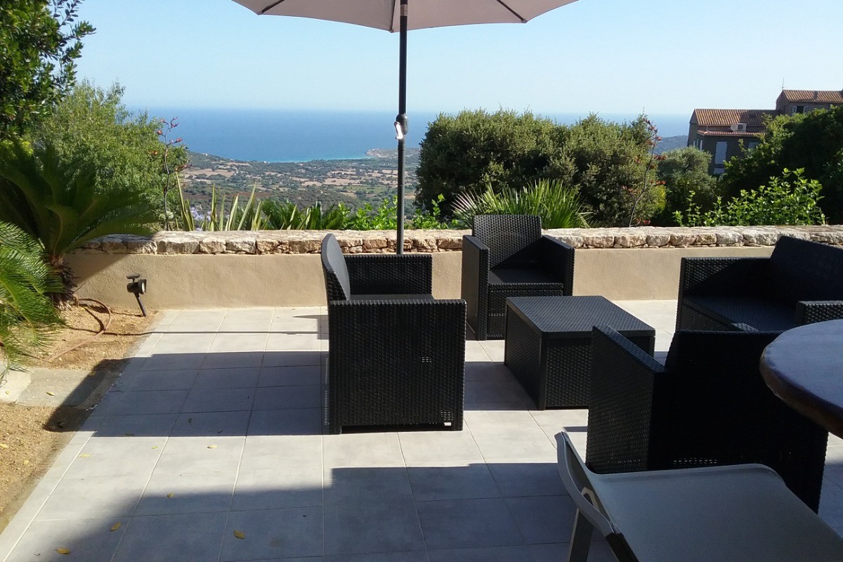 Terrasse decouverte panoramique