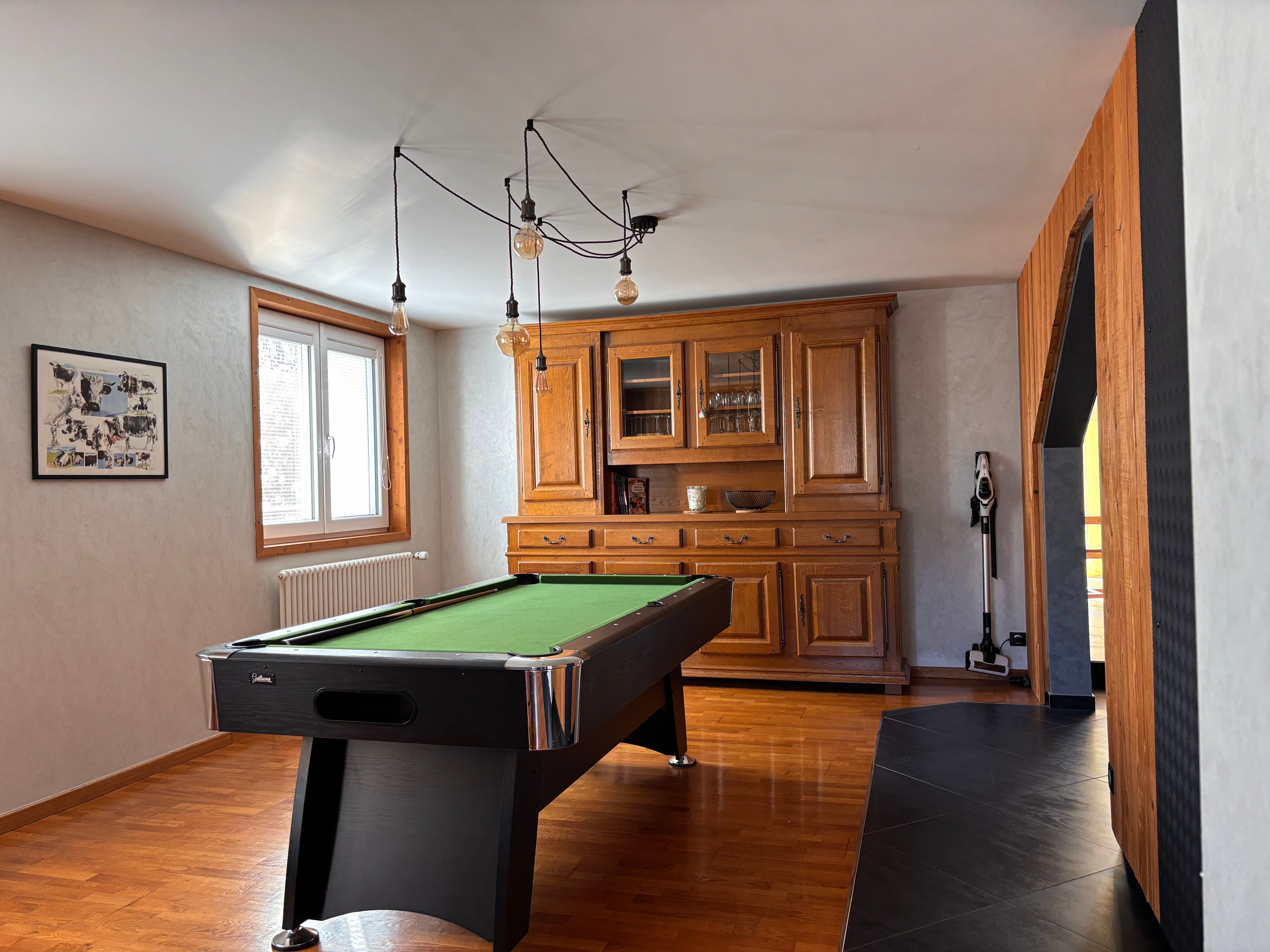 Salle avec billard - Gîte Liquidambar, Vagney, Vosges