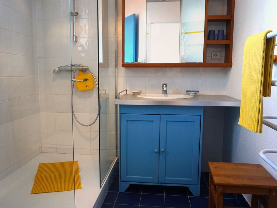 reorganised bathroom